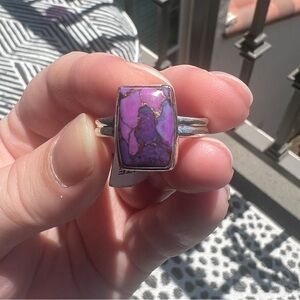 Purple Mojave Turquoise Ring